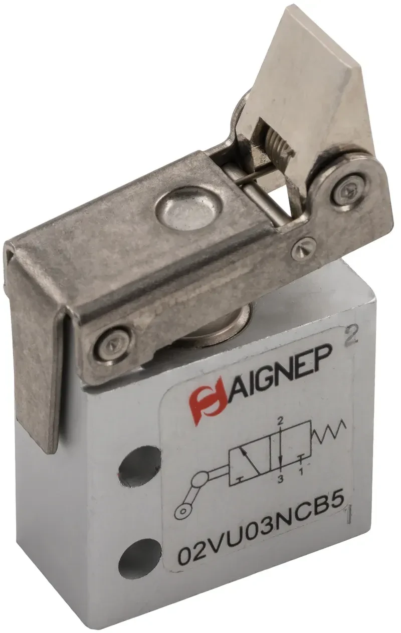 MICROVÁLVULA DE RODILLO UNIDIRECCIONAL 02VU