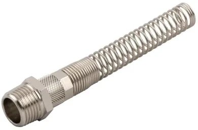 RACOR RECTO MACHO CÓNICO + TUERCA CON MUELLE 1025 6/4 1/8
