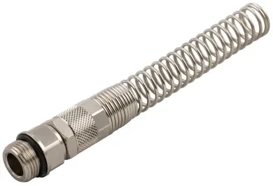 RACOR RECTO ORIENTABLE MACHO CILÍNDRICO CON TÓRICA + TUERCA CON MUELLE 1027 6/4 1/8