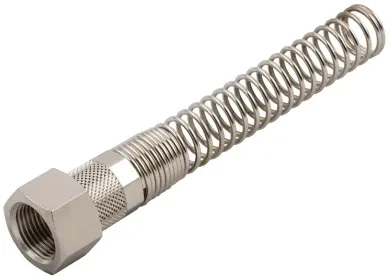 RACOR RECTO HEMBRA + TUERCA CON MUELLE 1035 6/4 1/8