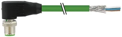 CABLE DE COMUNICACIÓN ETHERNET/IP, PROFINET, ETHERCAT Y POWERLINK CONECTOR A L MACHO M12X1 15VW51