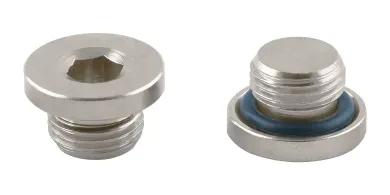 TAPÓN MACHO CILÍNDRICO HEXÁGONO INTERIOR CON TÓRICA NBR 3015 M5
