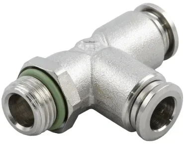 RACCORDO A T ORIENTABILE MASCHIO LATERALE CILINDRICO 40226V 4 M5