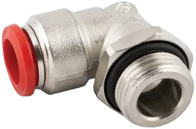 RACOR EN L ORIENTABLE MACHO CILÍNDRICO CON O RING