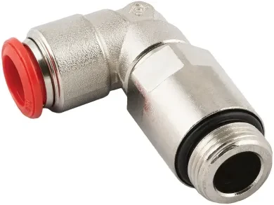 RACOR EN L ORIENTABLE PROLONGADO MACHO CILÍNDRICO CON O RING