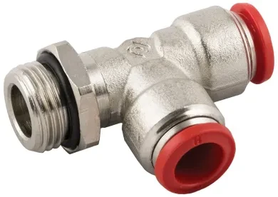 RACOR EN T ORIENTABLE MACHO LATERAL CILÍNDRICO CON O RING
