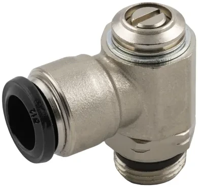 REG. CAUDAL UNIDIRECCIONAL ORIENTABLE P/VAL “UNIVERSAL SHORT” ANILO NEGRO, A DESTORNILLADOR 50910N 3 M5