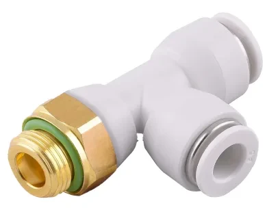 RACOR A T LATERAL ORIENTABLE MACHO CILÍNDRICO CON TÓRICA 53227 4 1/8