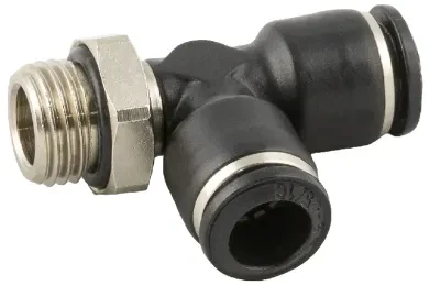 RACOR A T ORIENTABLE MACHO LATERAL CILÍNDRICO CON TÓRICA 55226 4 M5