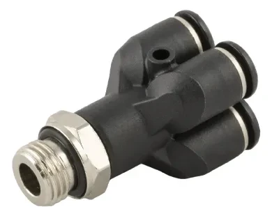 RACOR A Y MÚLTIPLE ORIENTABLE MACHO CILÍNDRICO CON TÓRICA 55345 4 1/8
