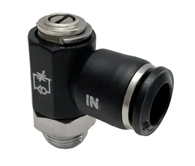 REG. CAUDAL UNIDIRECCIONAL ORIENTABLE P/VAL ROSCA CILÍNDRICA, A DESTORNILLADOR 55912 4 1/8