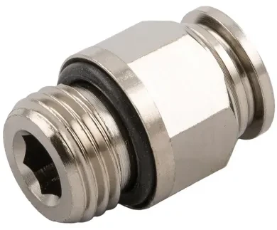 RACOR RECTO MACHO CILÍNDRICO CON TÓRICA 57020 4 M5