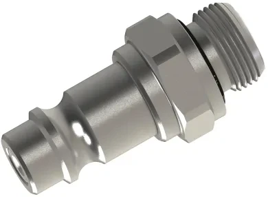 ADAPTADOR MACHO CILÍNDRICO CON OR-FKM 841-FKM 1/4