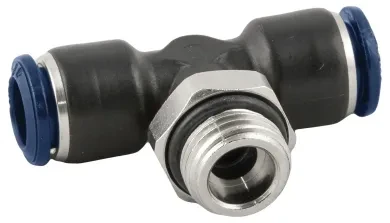 RACOR A T ORIENTABLE MACHO CILÍNDRICO CON TÓRICA 85216 5/32 10/32
