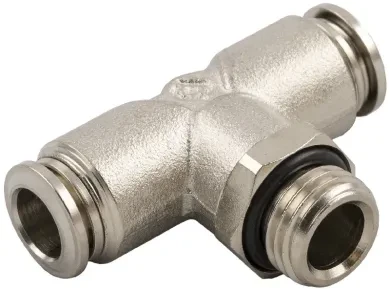 RACCORDO A T ORIENTABILE MASCHIO CILINDRICO 89216 1/8 10/32