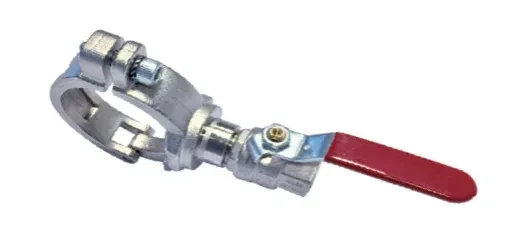 BRIDA PARA BAJANTE HEMBRE CON VALVULA 90253
