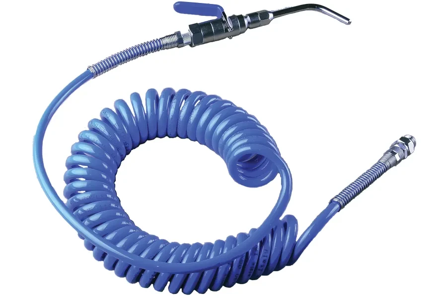 ESPIRAL EN POLIURETANO POLIÉTER 95 SHORE A CON PISTOLAS SOPLADORAS SK010 8 5,5