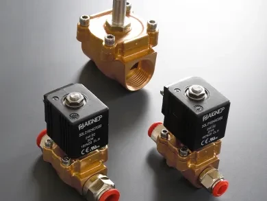 ELECTROVALVULAS DE MEMBRANA DE ELEVACIÓN ASISTIDA CON CUERPO DE LATÓN ∆P = 0 bar - OPERADOR 13 mm